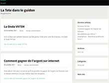 Tablet Screenshot of latetedansleguidon.fr